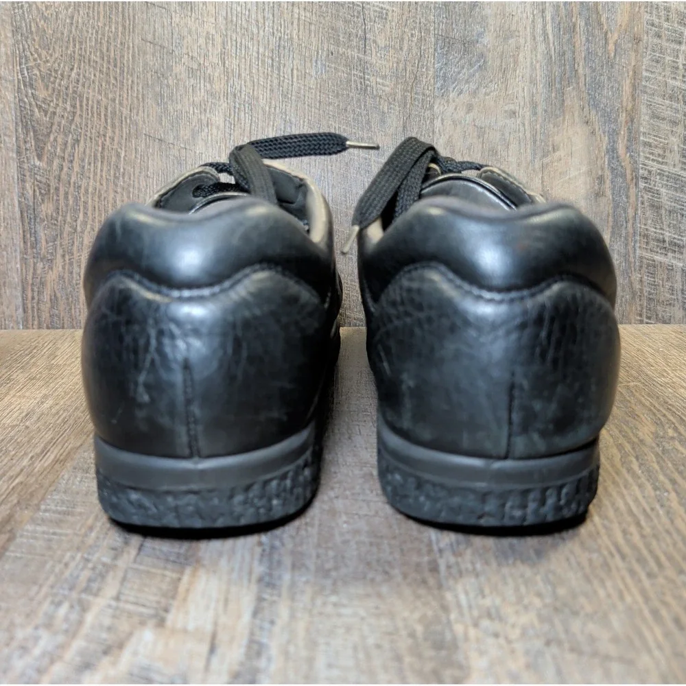 SAS Pathfinder Shoes Sneakers Mens 12 W Black Pebbled Leather COMFORT USA